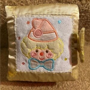 Rare! Cozy Bows 1987 Baby Book / Security Blanket